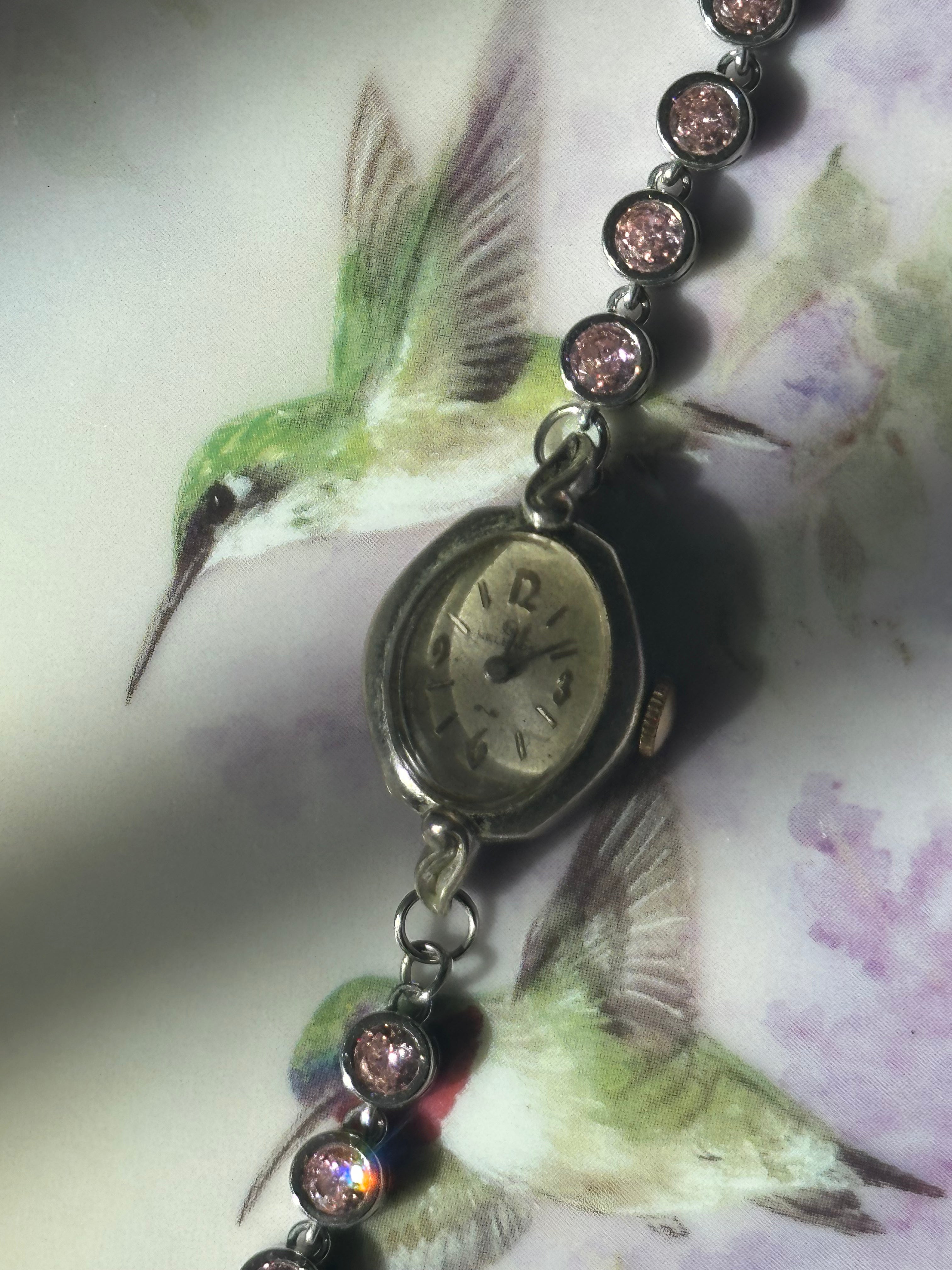 Pink Crystal Watch