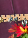 Moon and Star Stud Earrings
