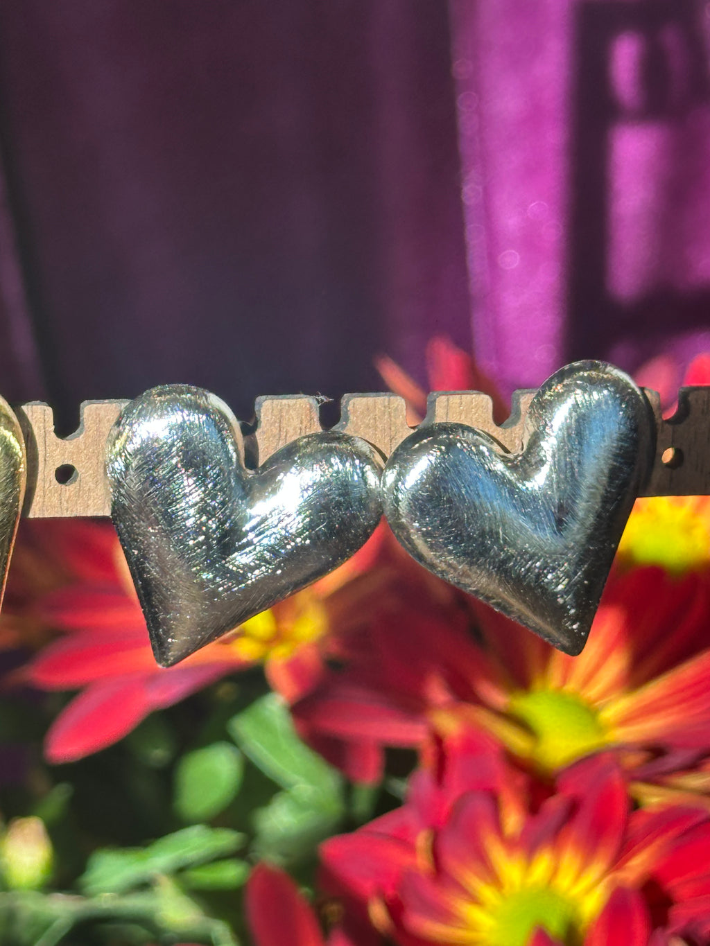 Puff Heart Earrings