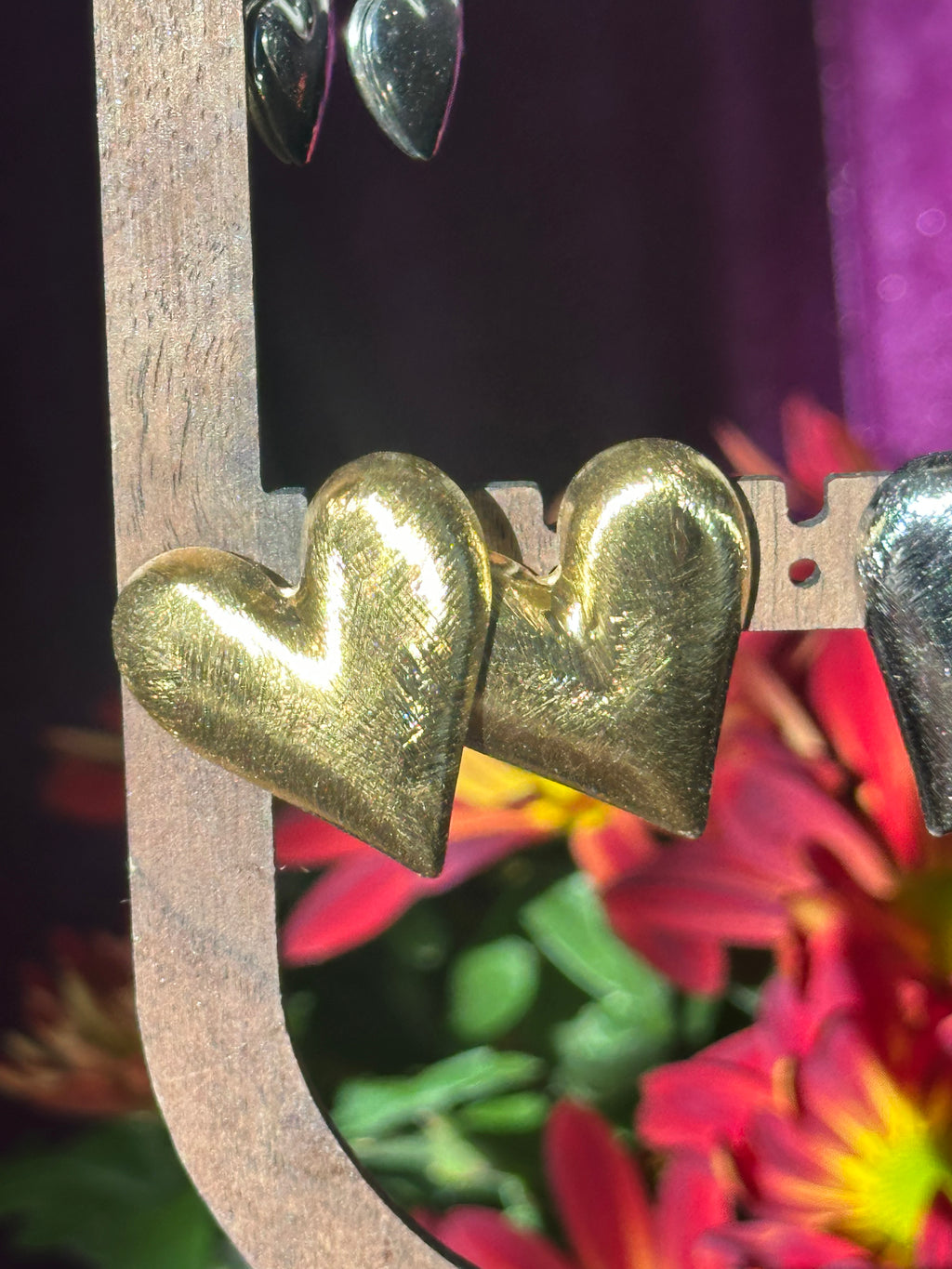 Puff Heart Earrings