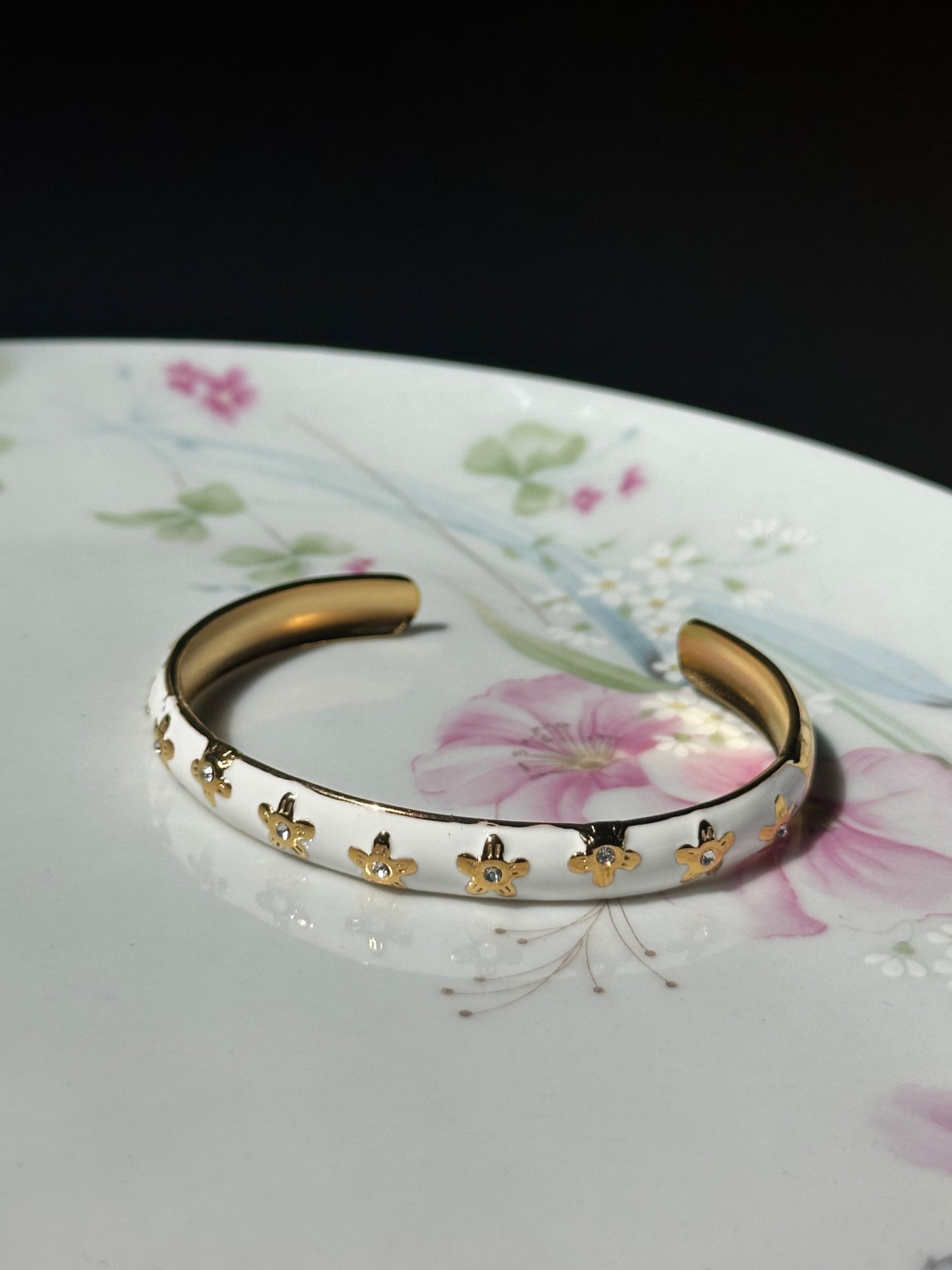 Summer Sparkles Open Bangle Bracelets