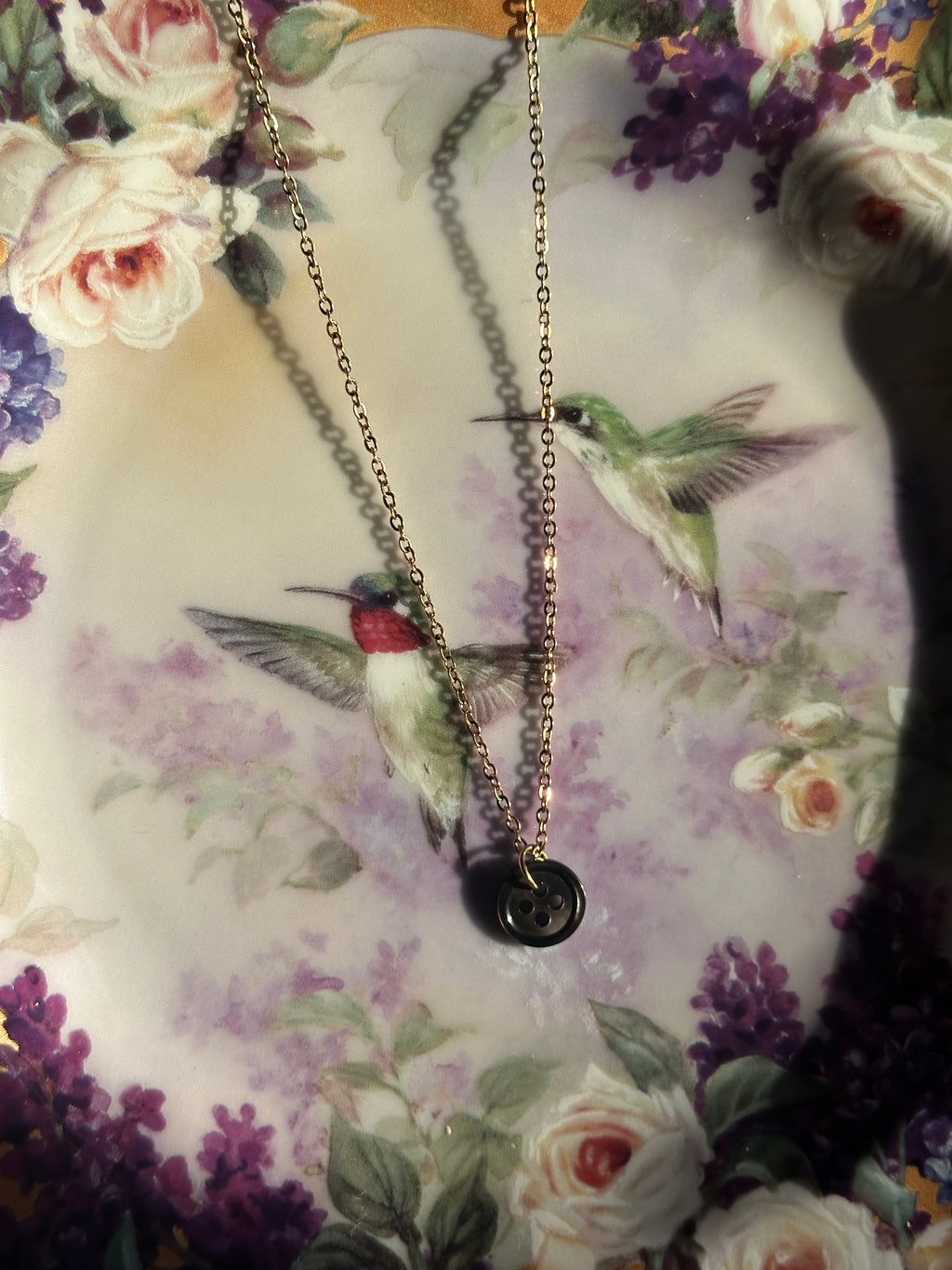 Button Necklace
