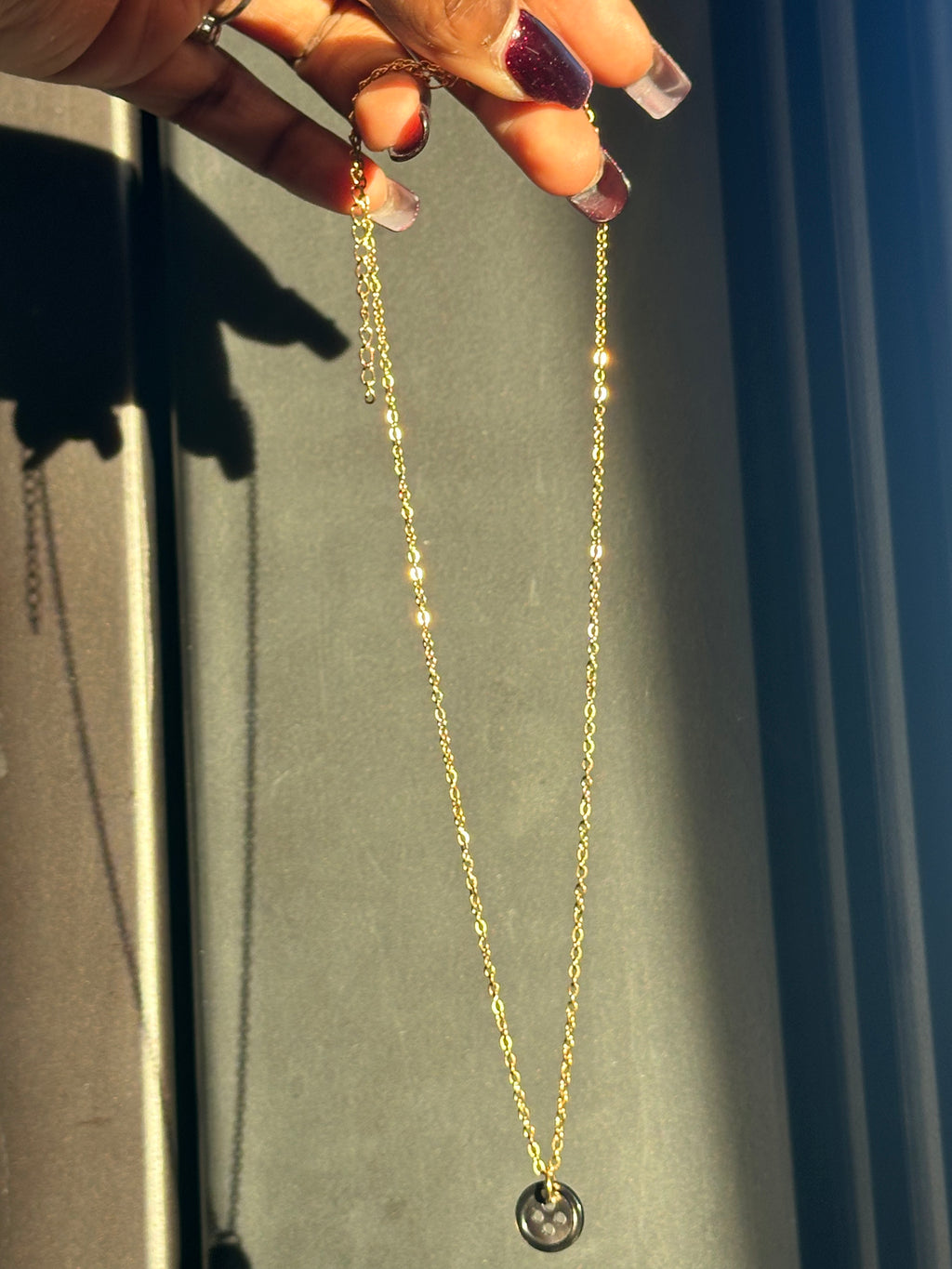 Button Necklace