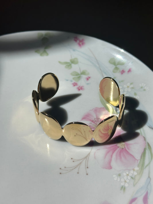 Circle Open Bangle Bracelet