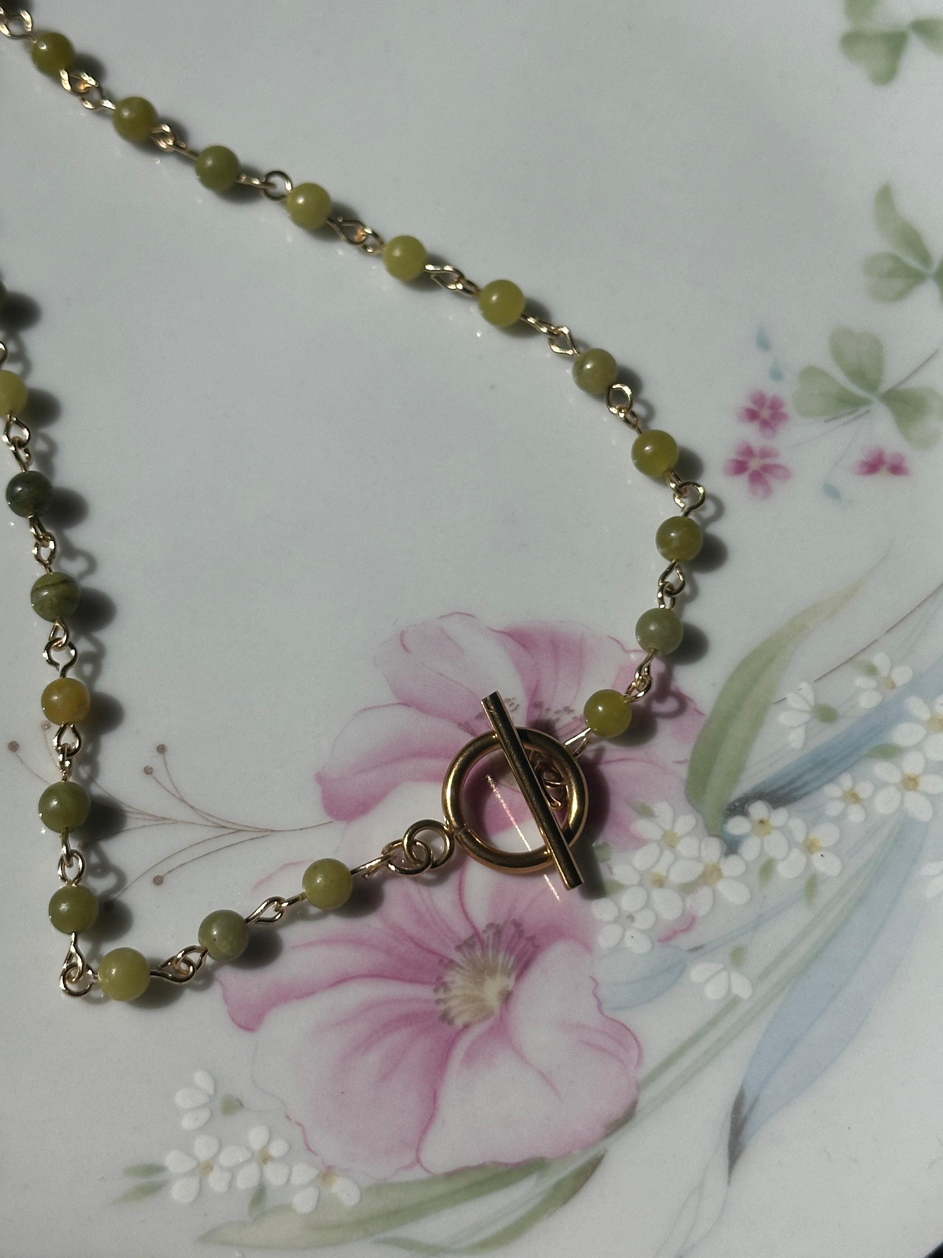 Jaded Love Locket Necklace