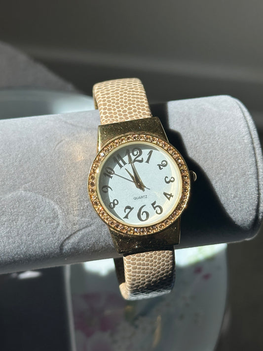 Gold Sparkly Watch