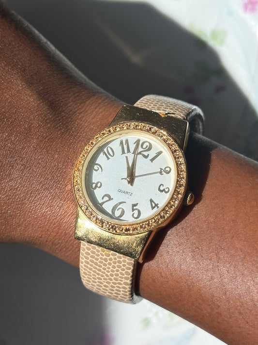 Gold Sparkly Watch
