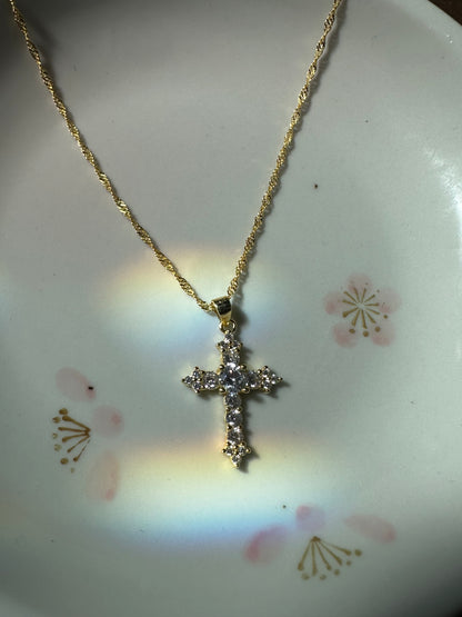 The Shining Cross Necklace