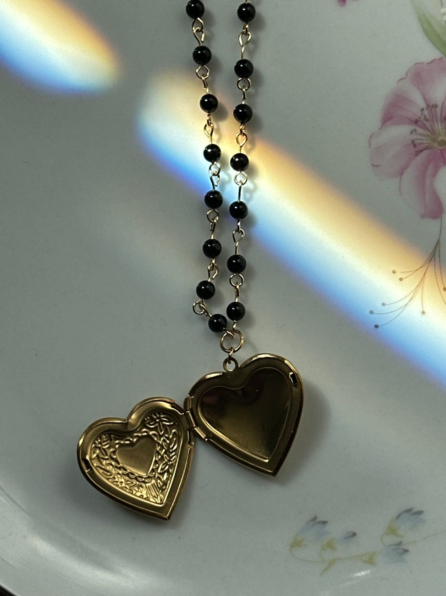 Black Onyx Gemstone Necklace