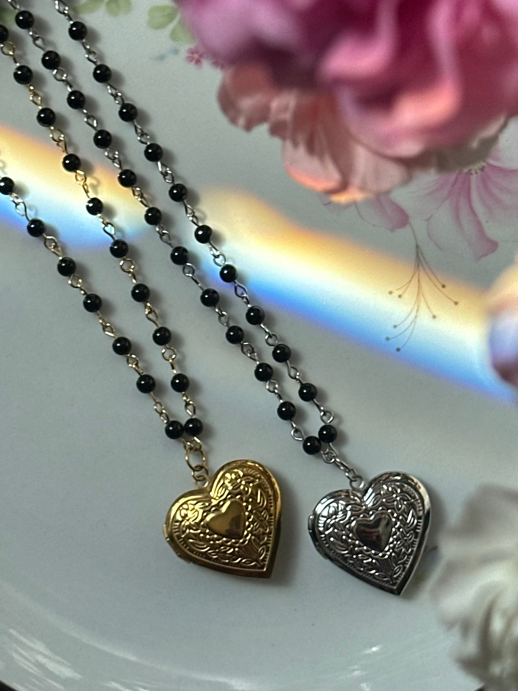 Black Onyx Gemstone Necklace