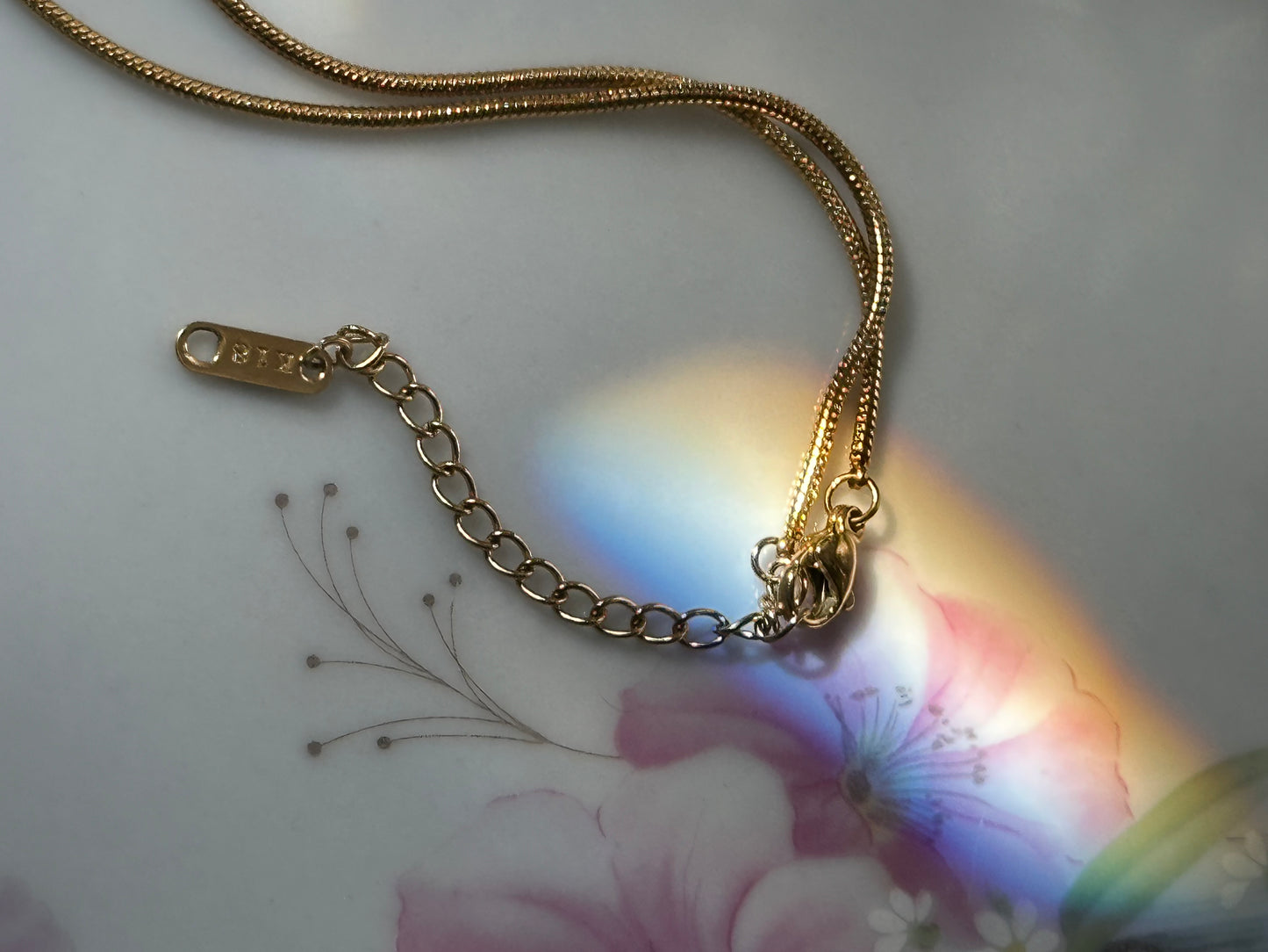 Gem Drop Crystal Necklace