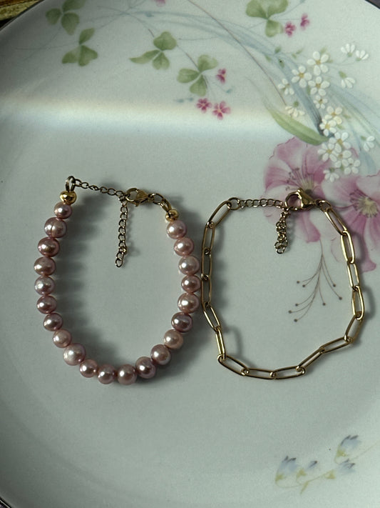 Pretty in Pink Bracelet Set