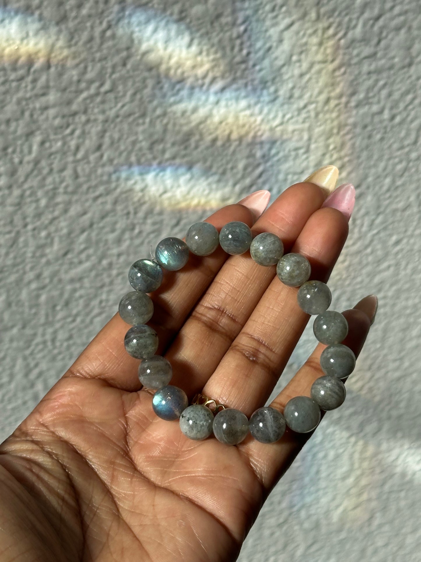 Labradorite Beaded Bracelet