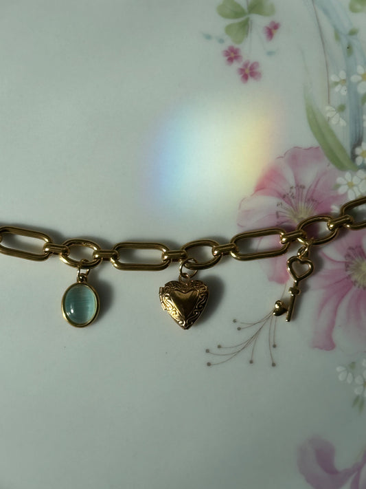 Golden Charm Bracelet