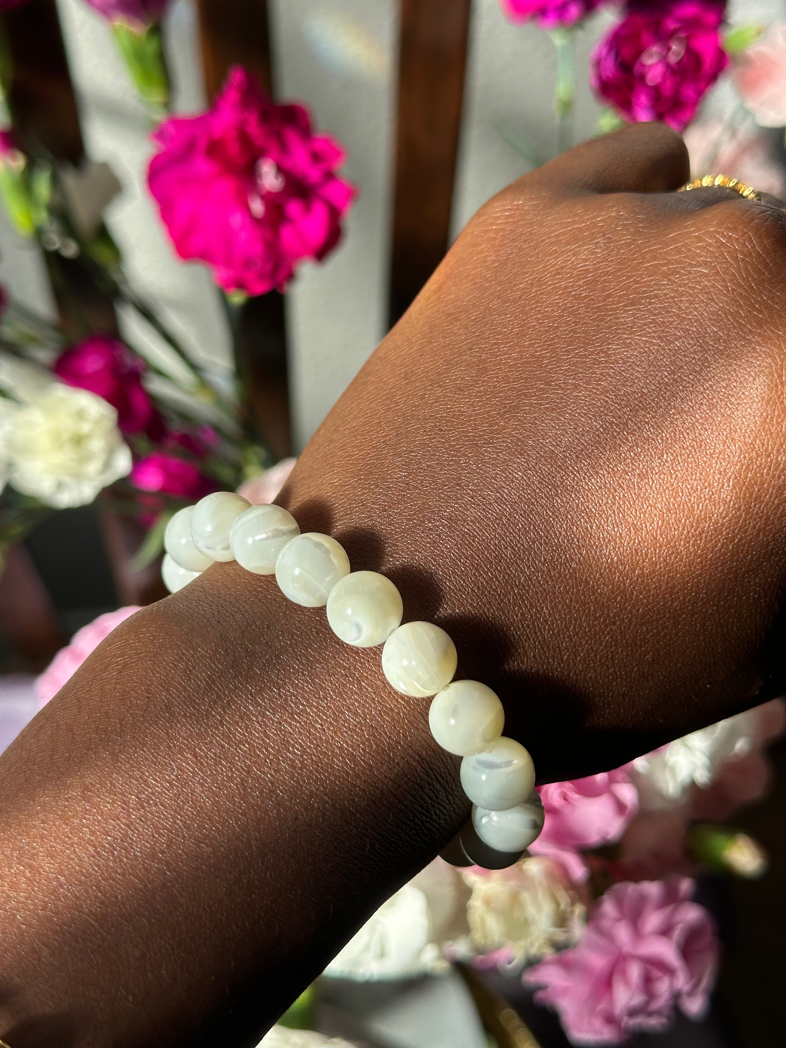 Mother of Pearl Beaded Bracelet