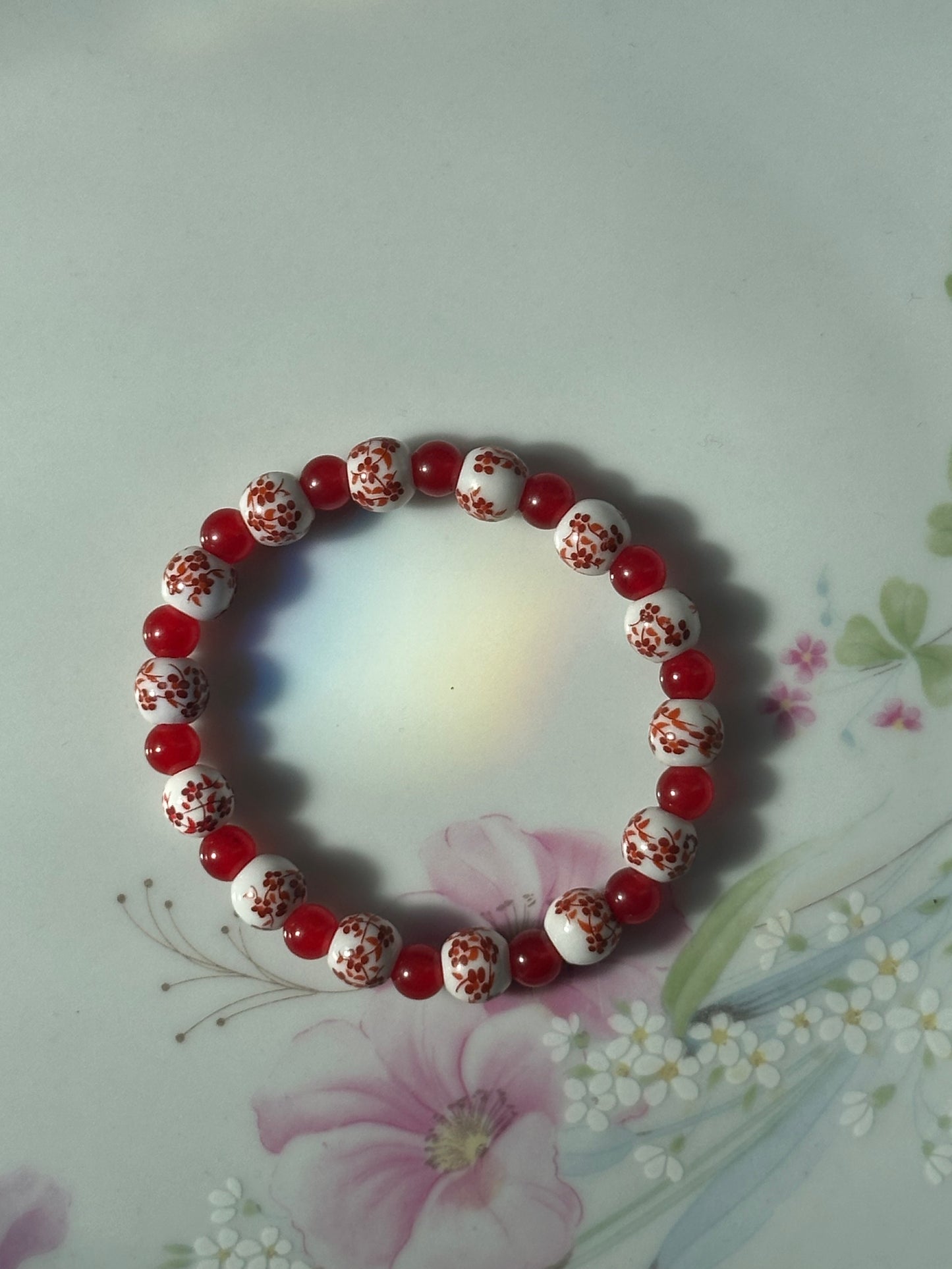 Flower Love Beaded Bracelet
