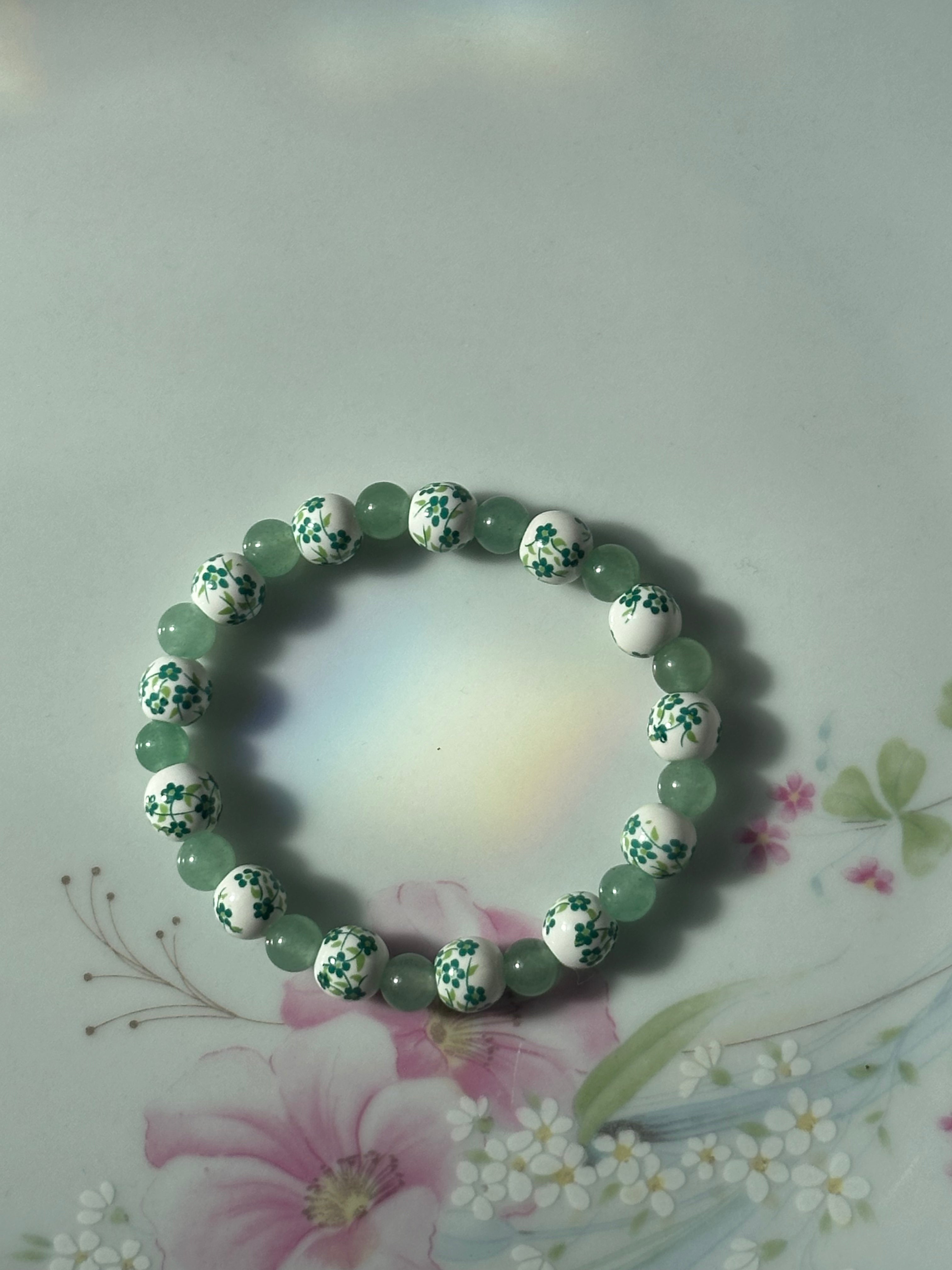 Flower Love Beaded Bracelet