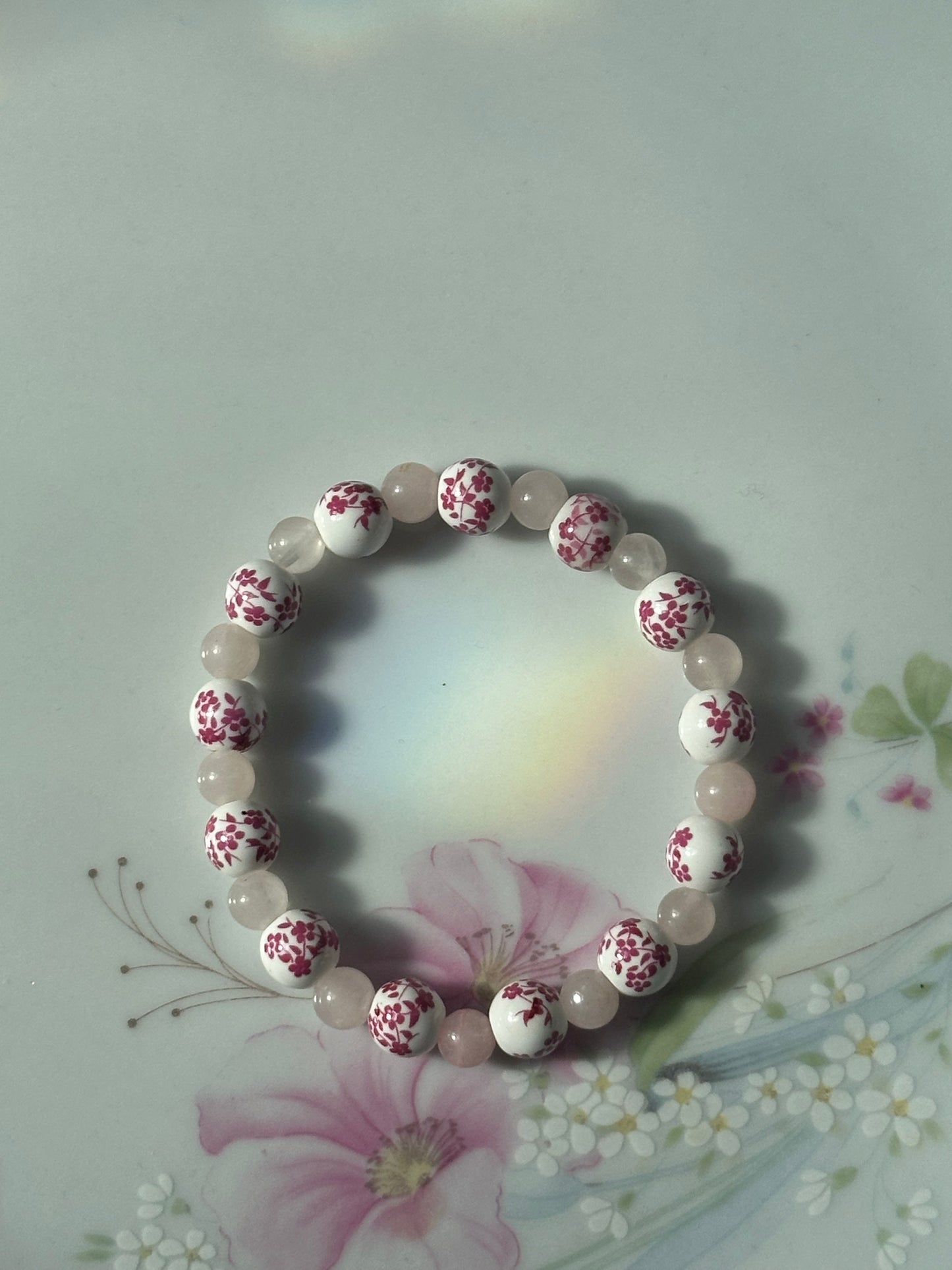 Flower Love Beaded Bracelet