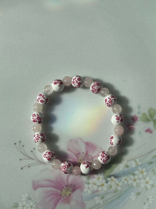 Flower Love Beaded Bracelet