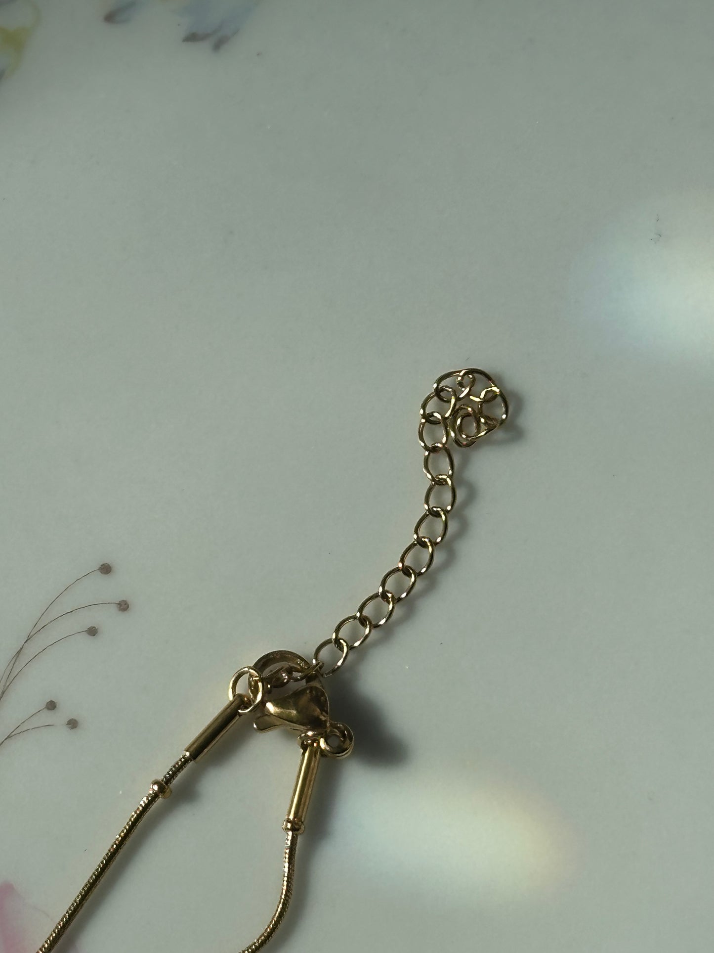 Dainty Opal Drop Necklace