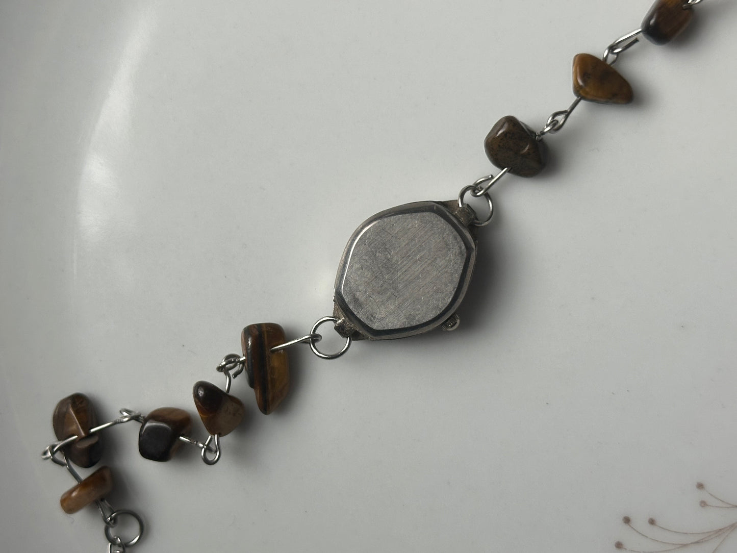 Tiger Eye Chip Bead Watch
