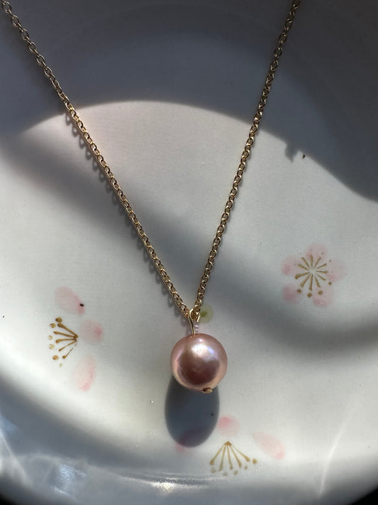 Edison Pearl Dangle Necklace