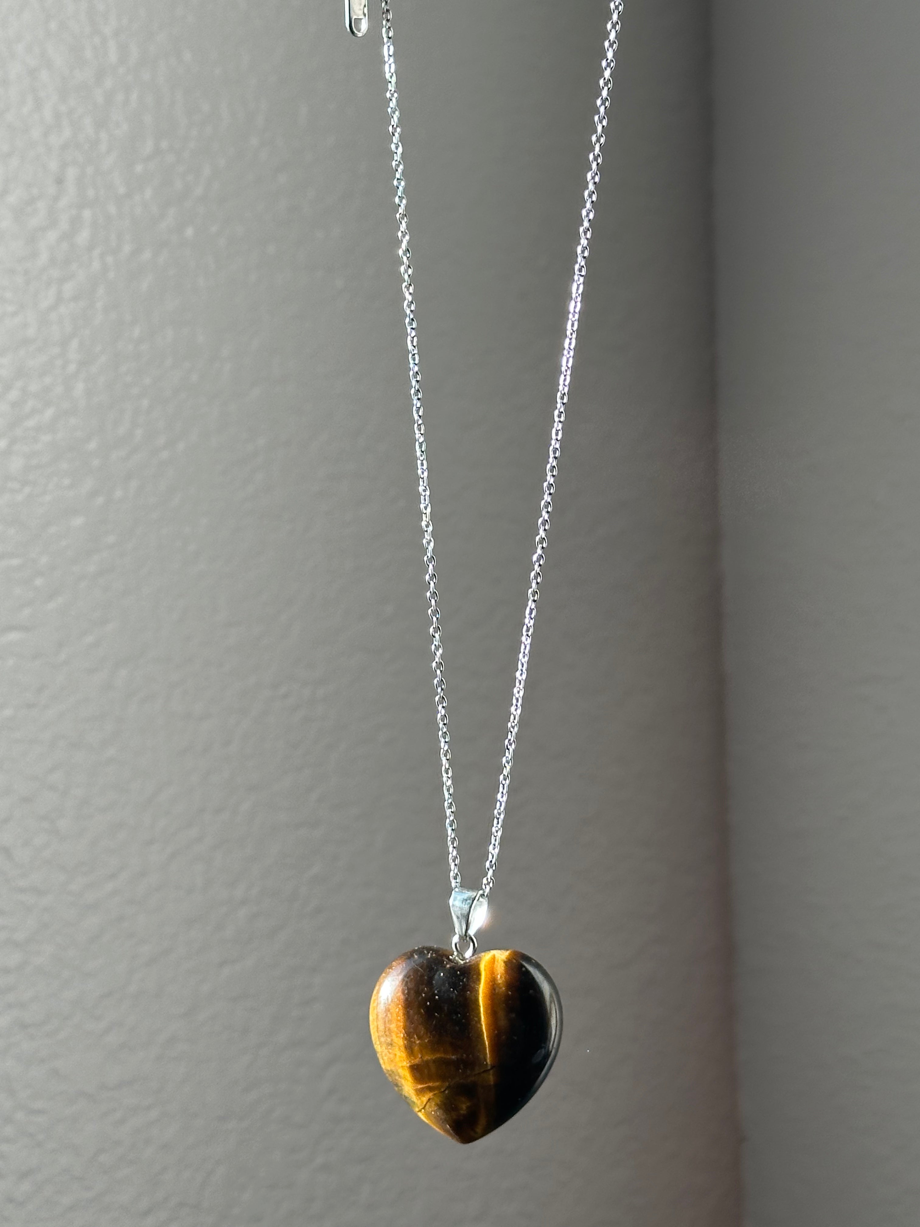 Chain Heart of Crystal Necklace