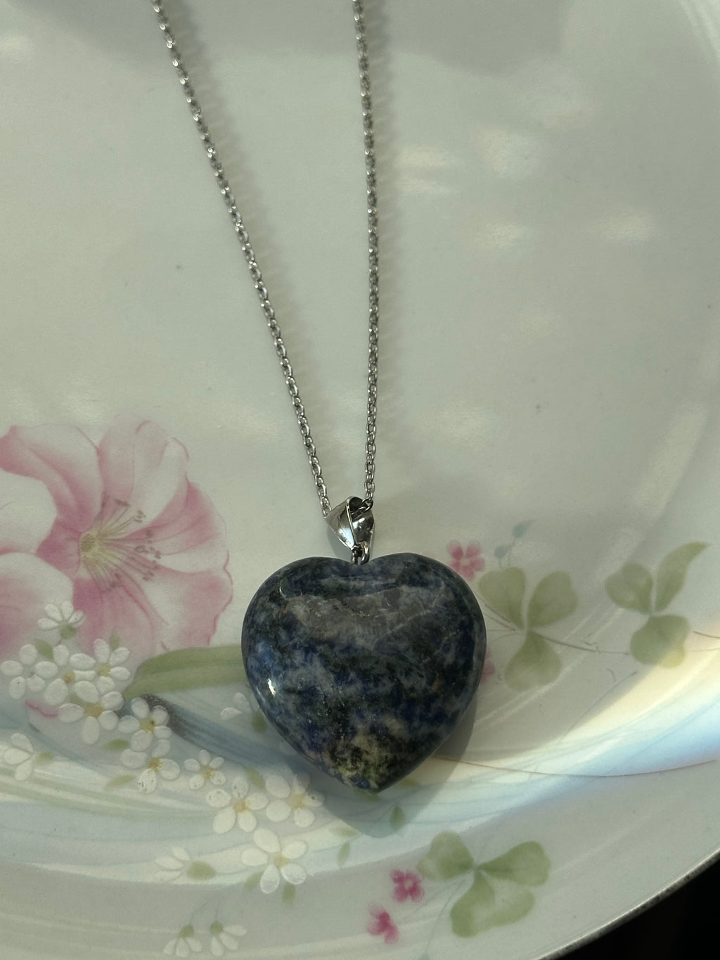 Chain Heart of Crystal Necklace