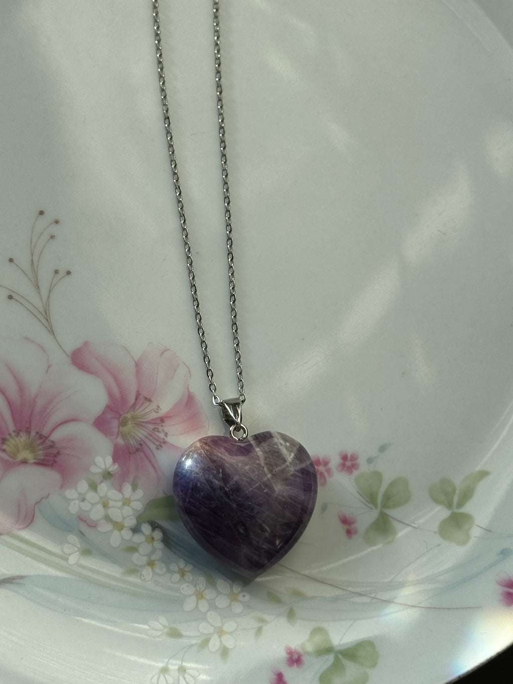 Chain Heart of Crystal Necklace