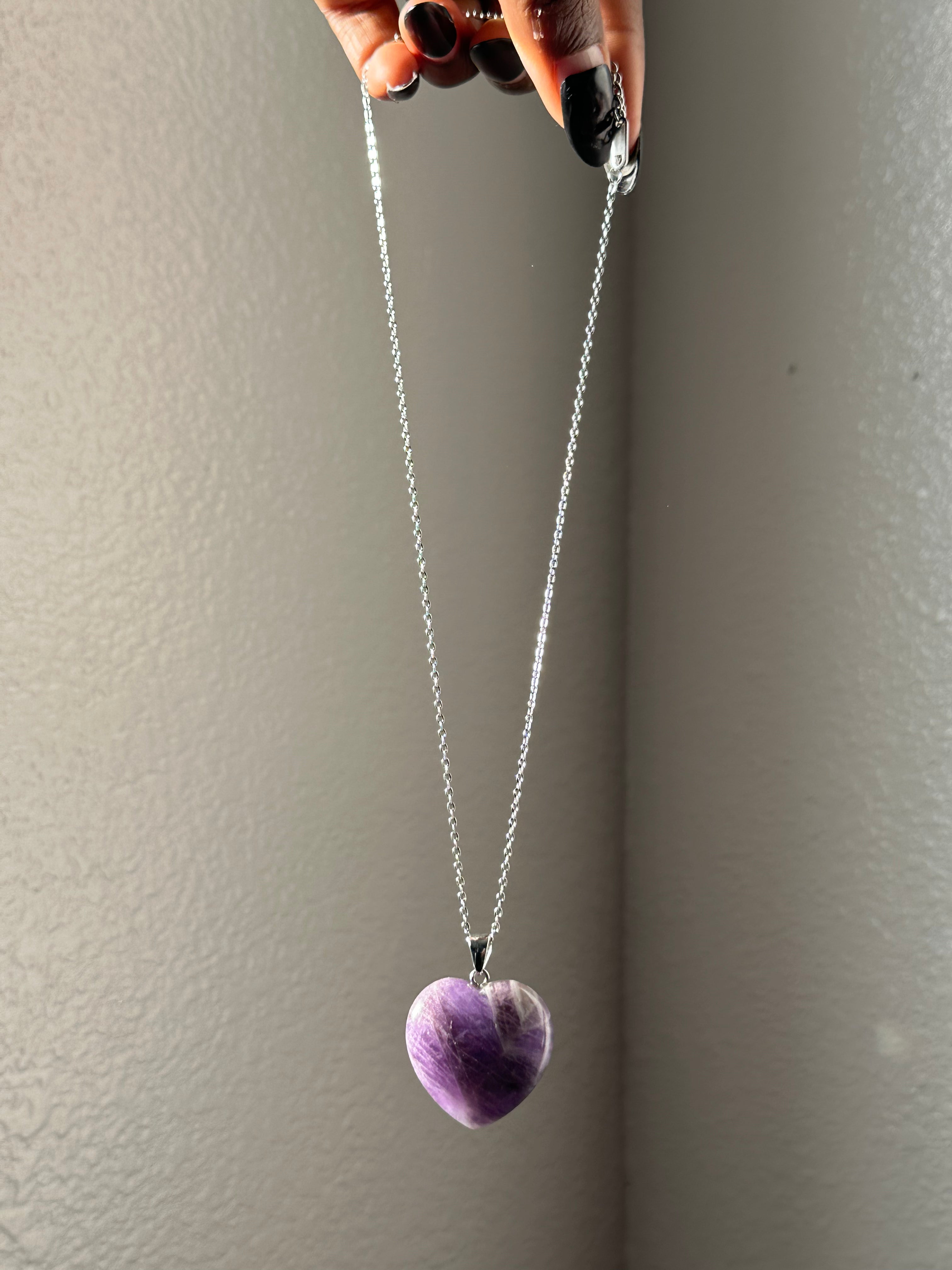 Chain Heart of Crystal Necklace