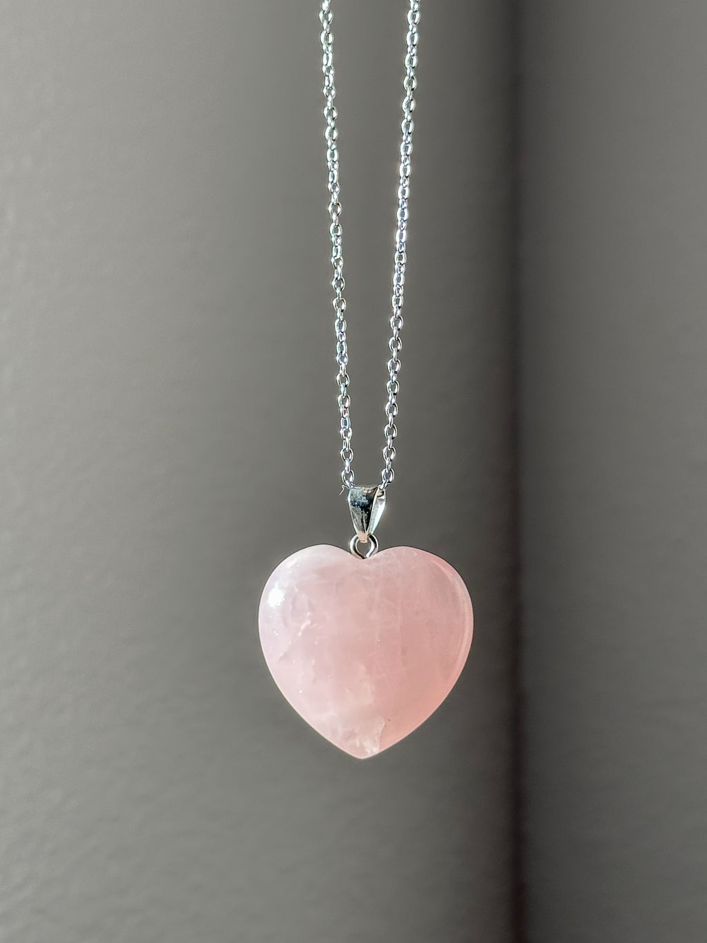 Chain Heart of Crystal Necklace