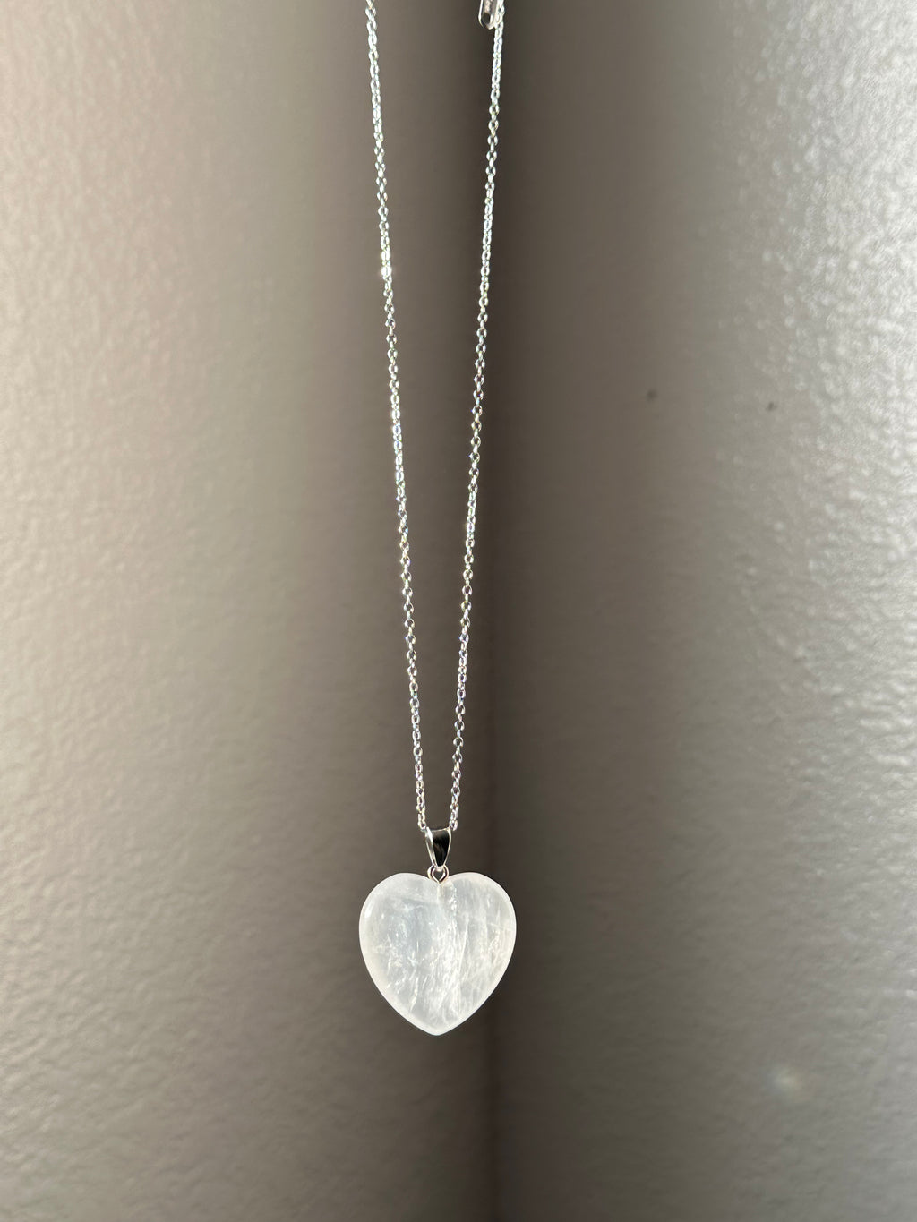 Chain Heart of Crystal Necklace