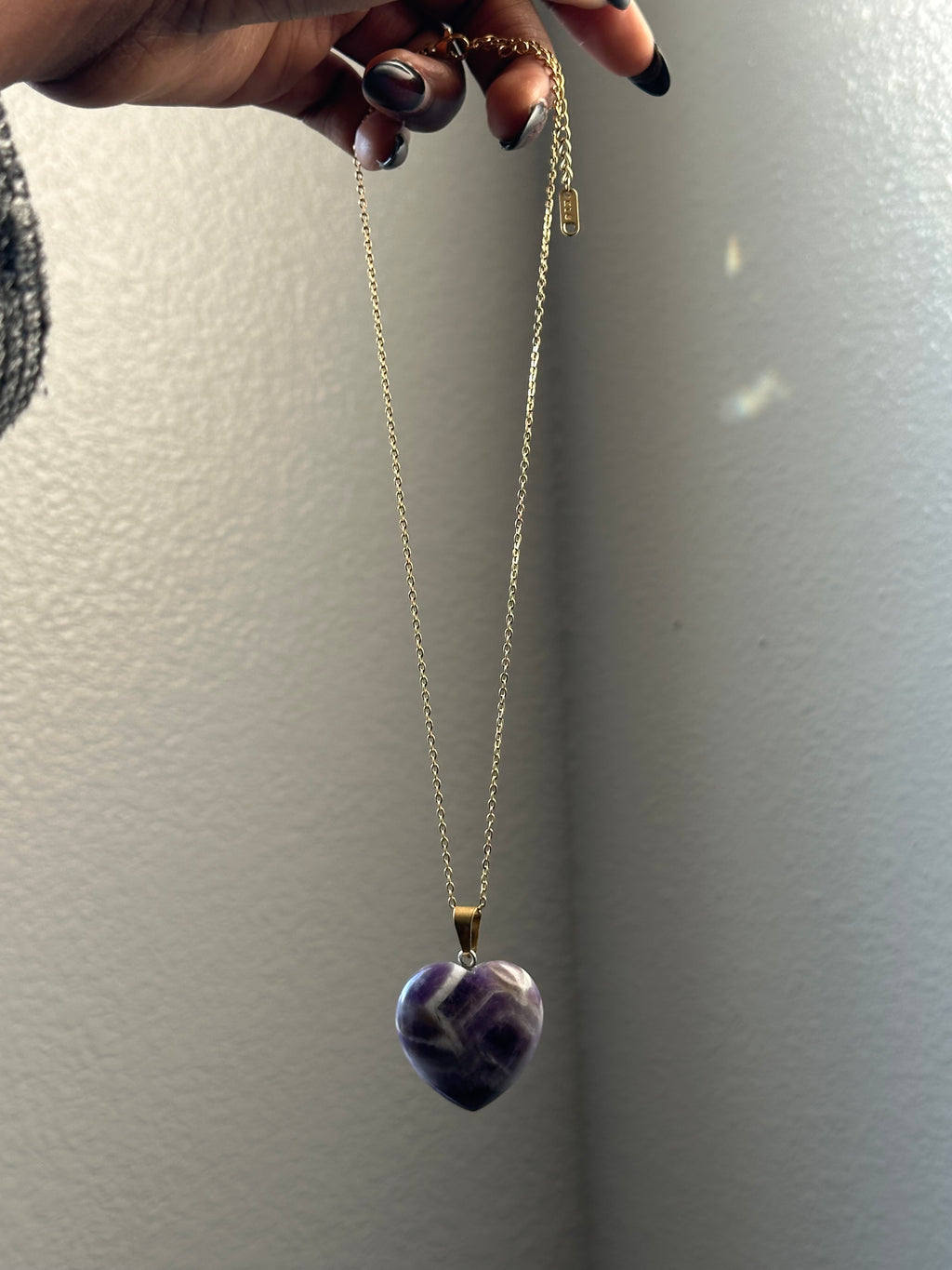 Chain Heart of Crystal Necklace