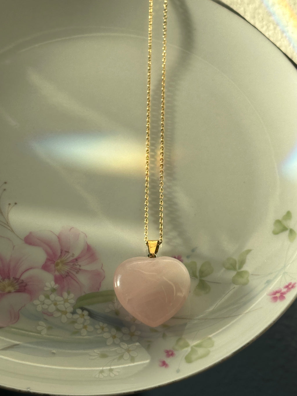 Chain Heart of Crystal Necklace
