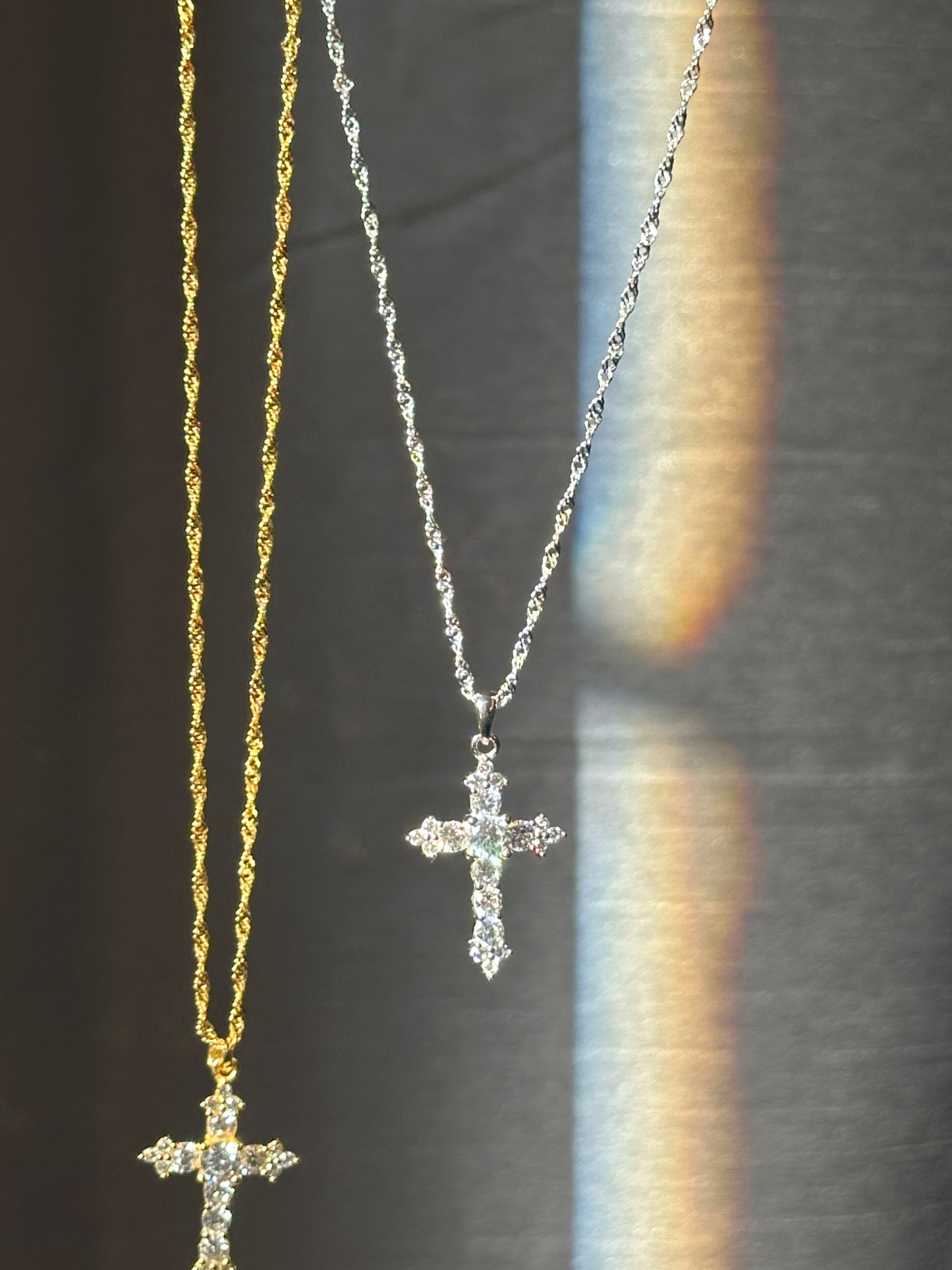 The Shining Cross Necklace