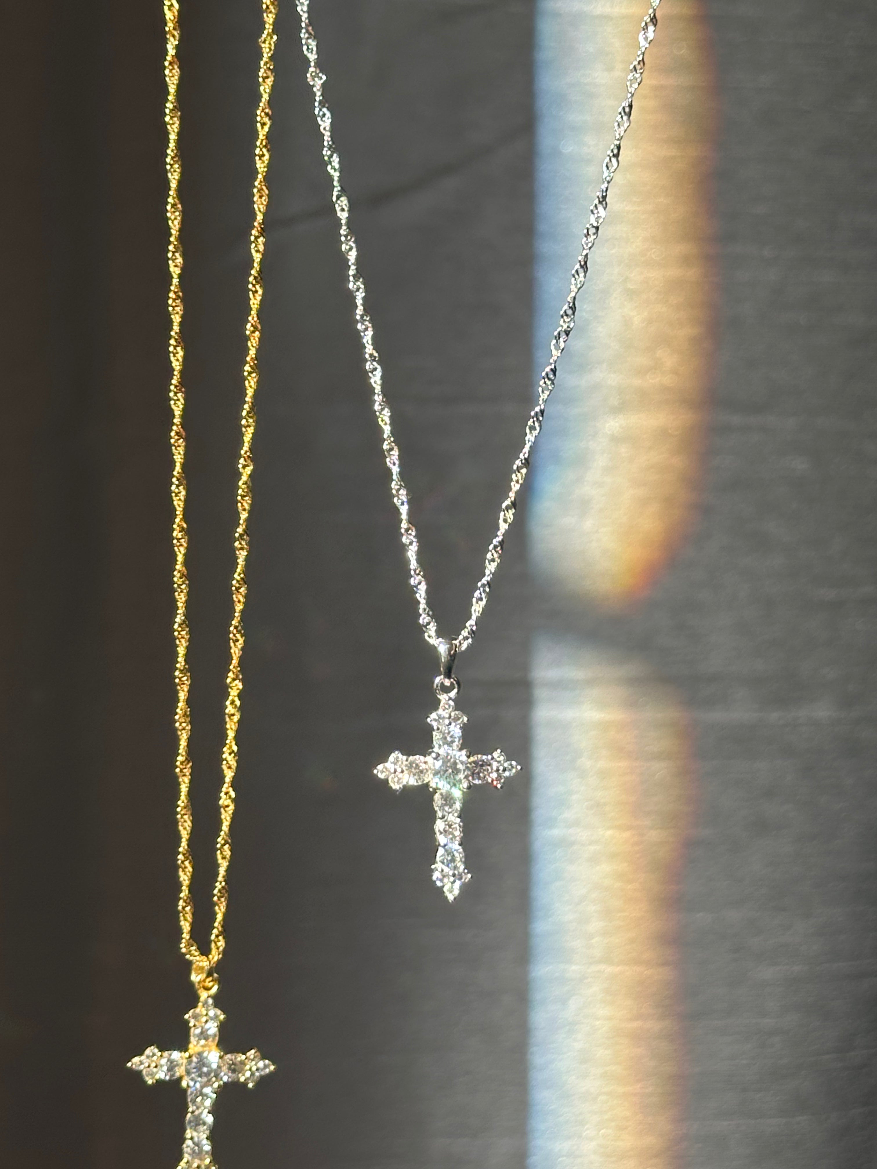 The Shining Cross Necklace