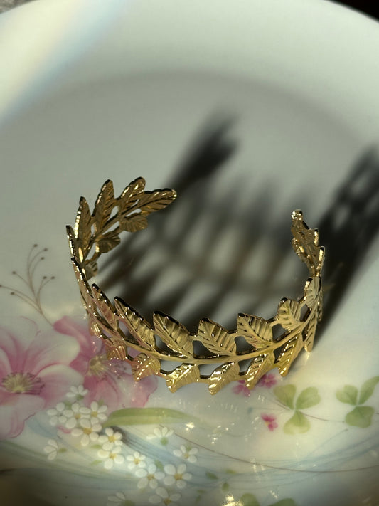 Leaf Cuff Bracelet