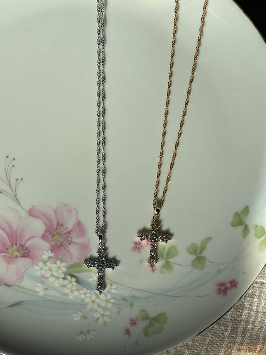 The Shining Cross Necklace
