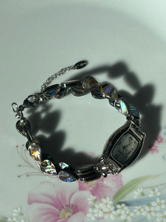 Abalone Shell Teardrop Beaded Watch