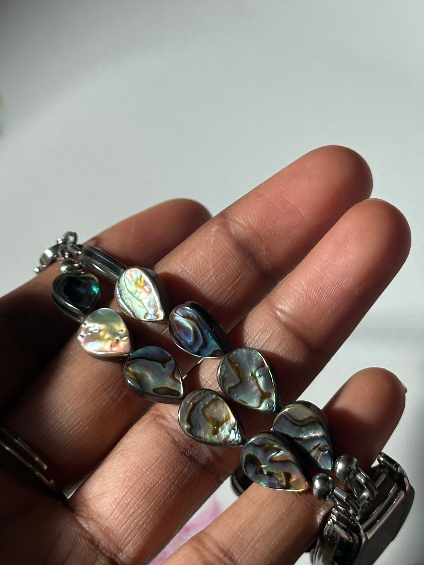 Abalone Shell Teardrop Beaded Watch