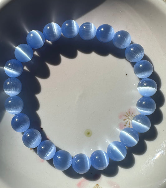 Blue Cat's-eye Bracelet