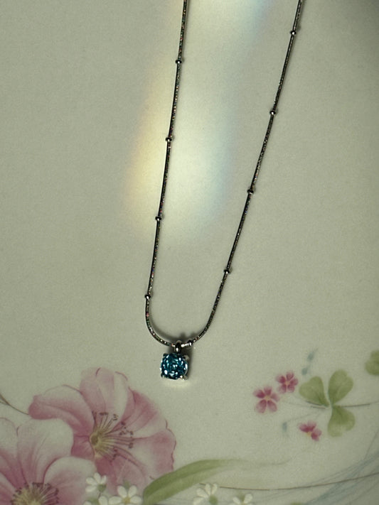Blue Stone Necklace