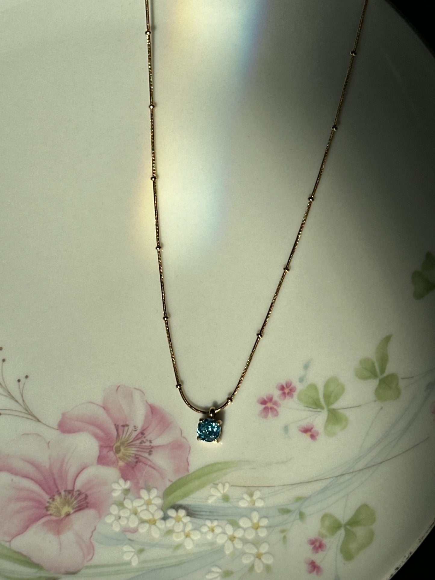 Blue Stone Necklace