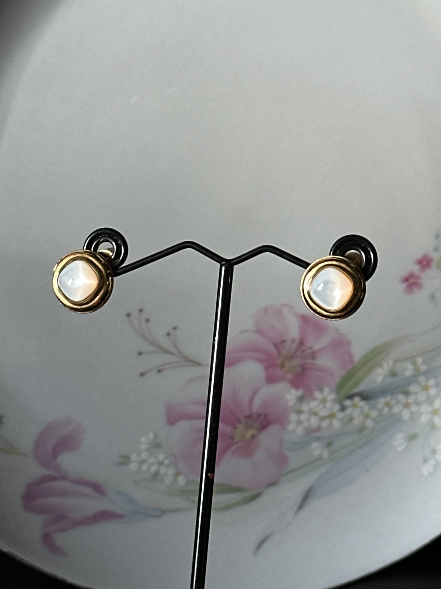 Mother of Pearl Stud Earrings