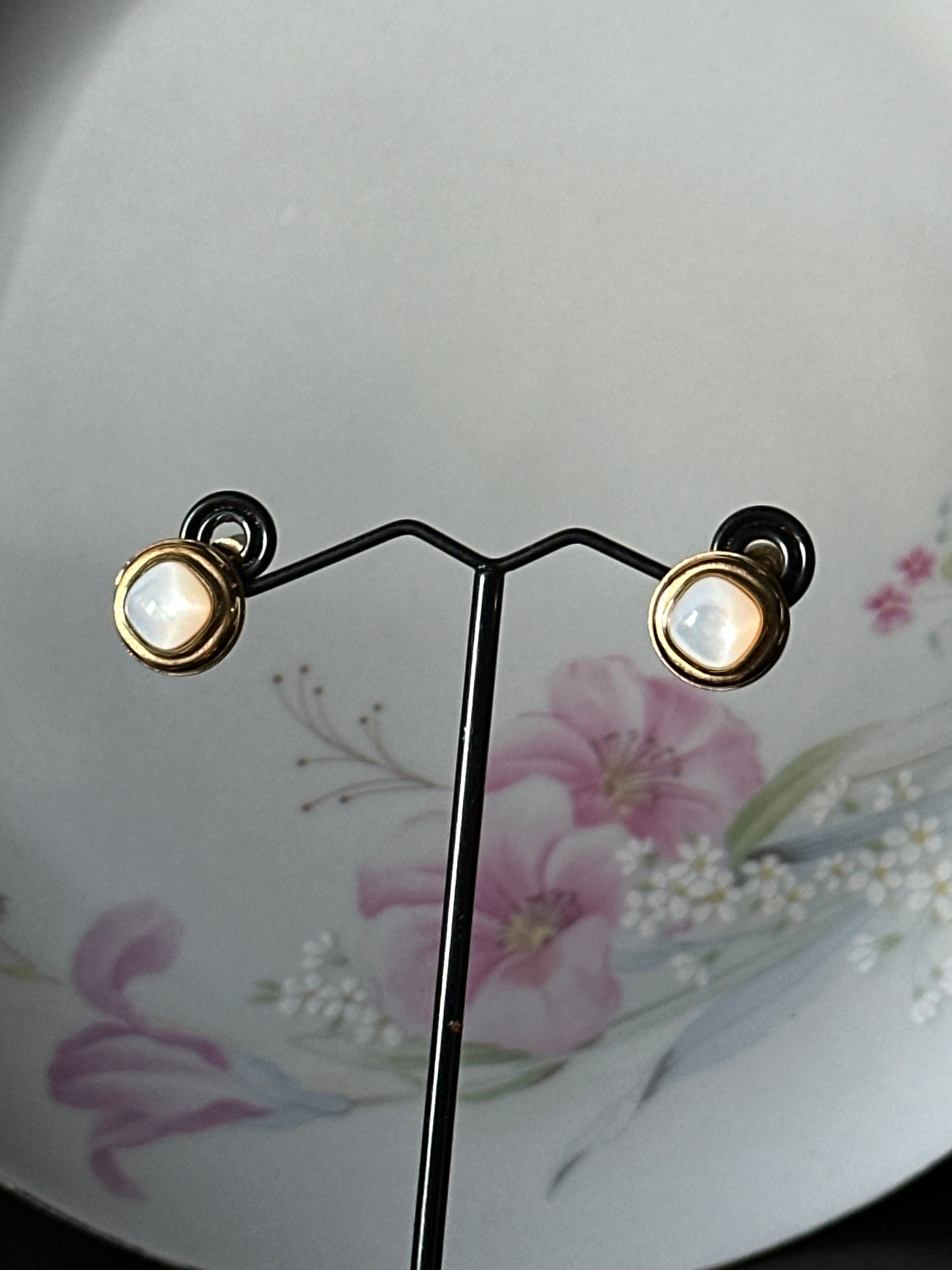 Mother of Pearl Stud Earrings