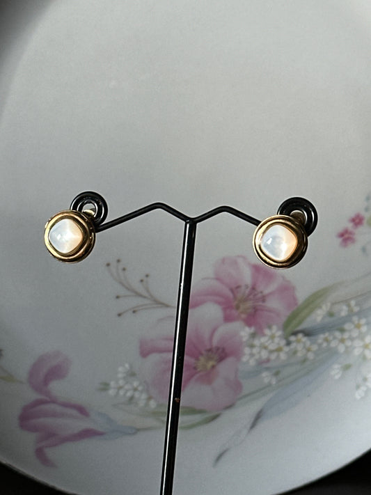 Mother of Pearl Stud Earrings