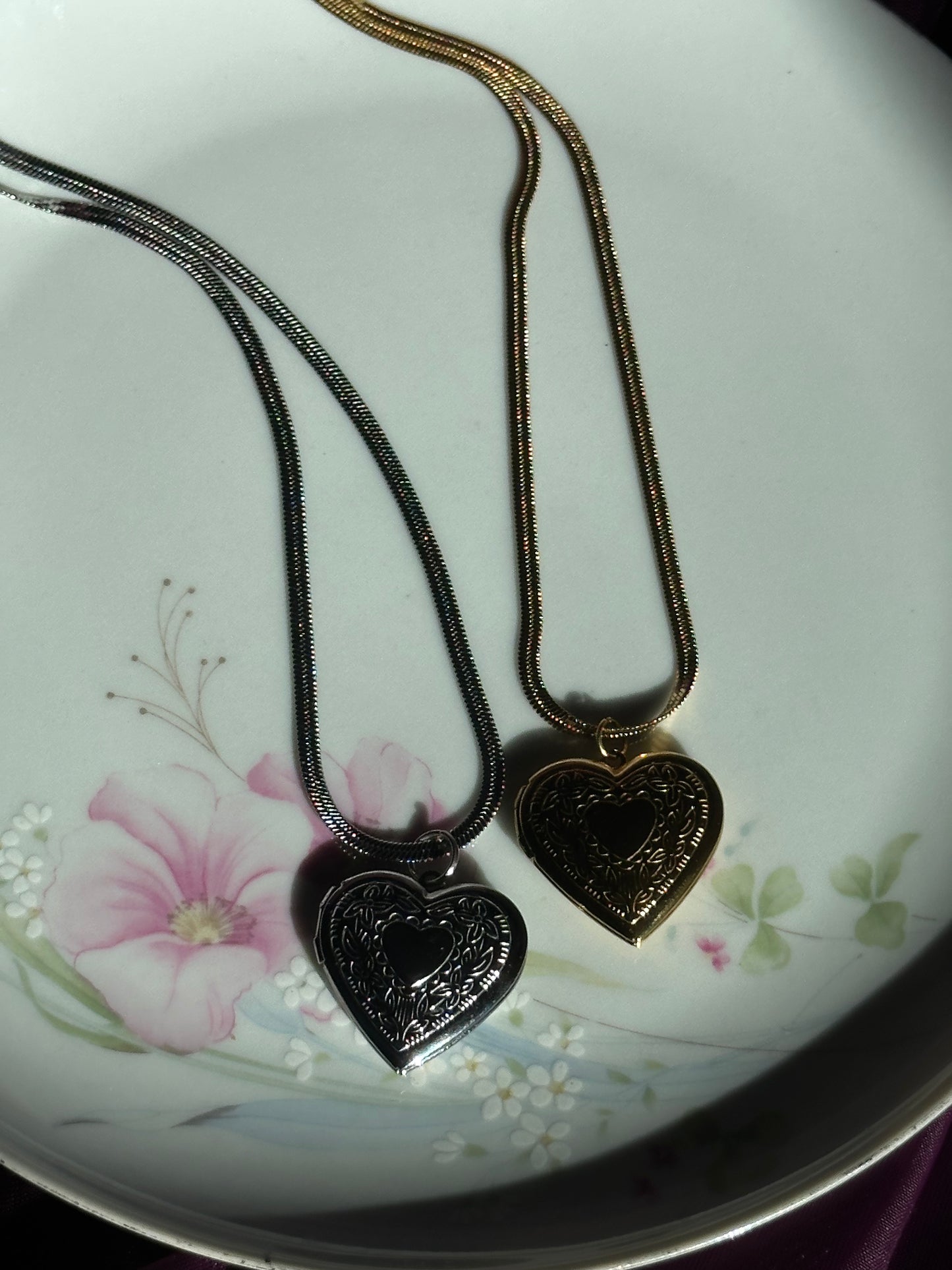 Snake Chain Locket Necklaces