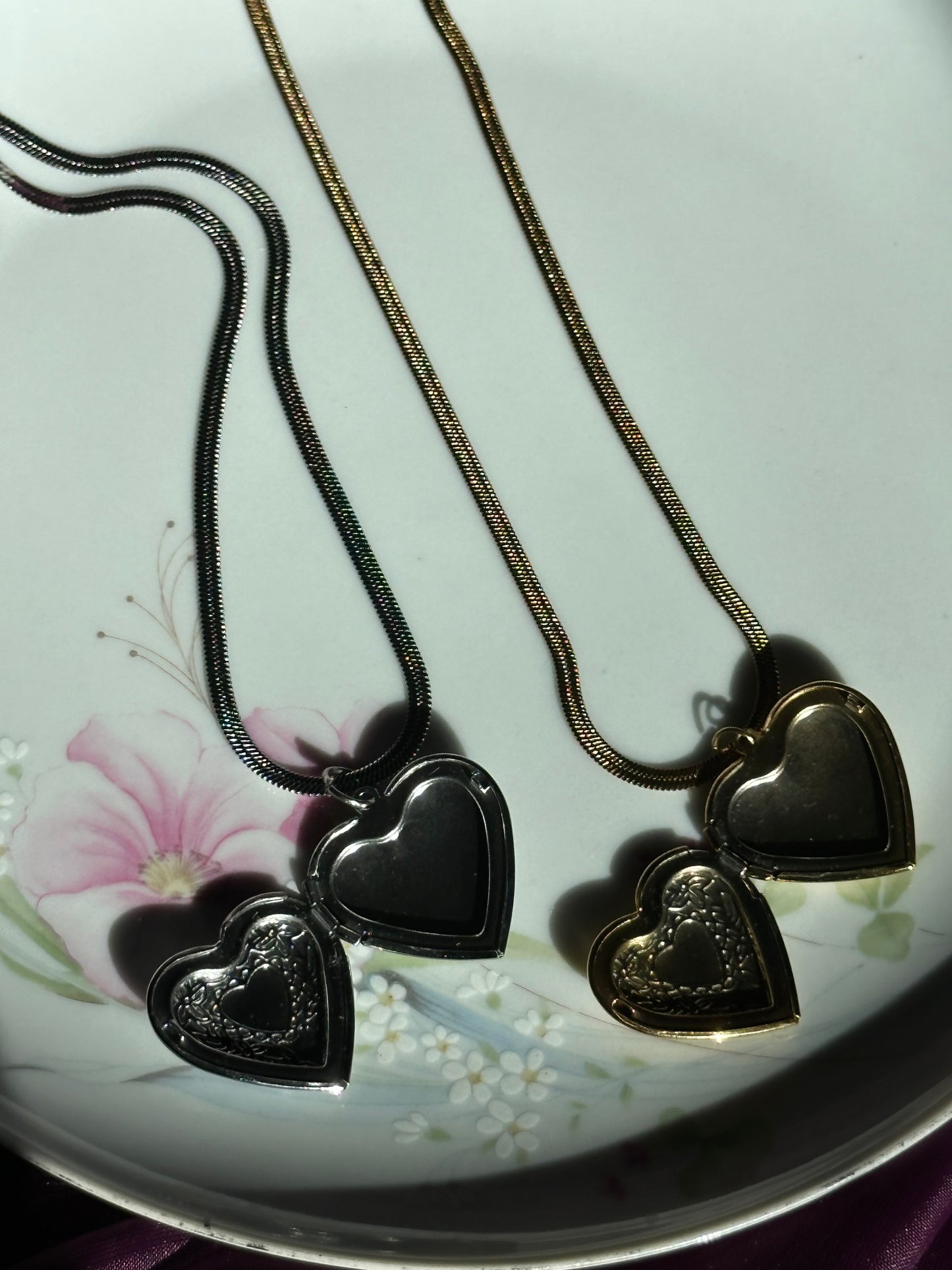 Snake Chain Locket Necklaces