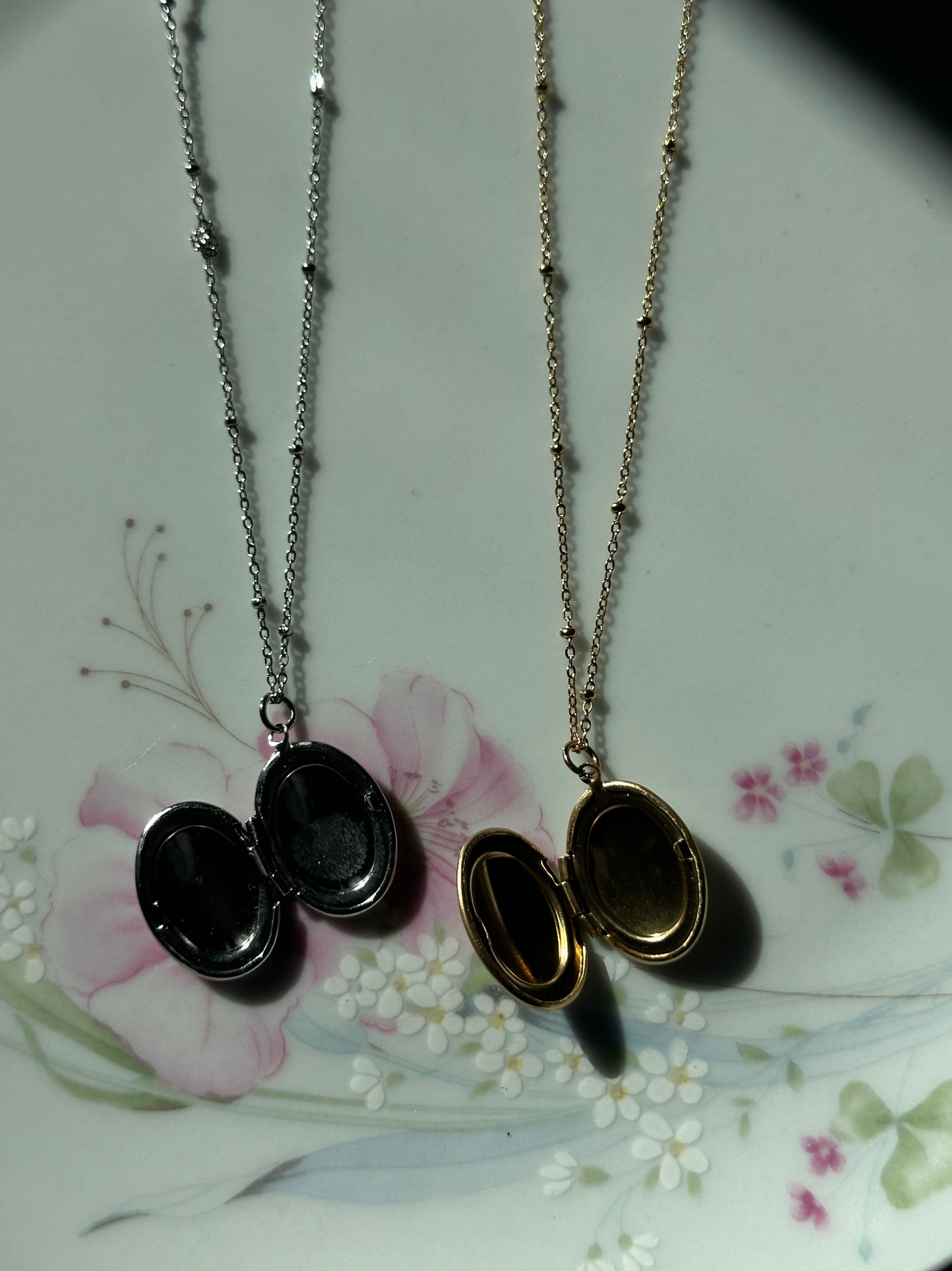 Small Oval Locket Necklace