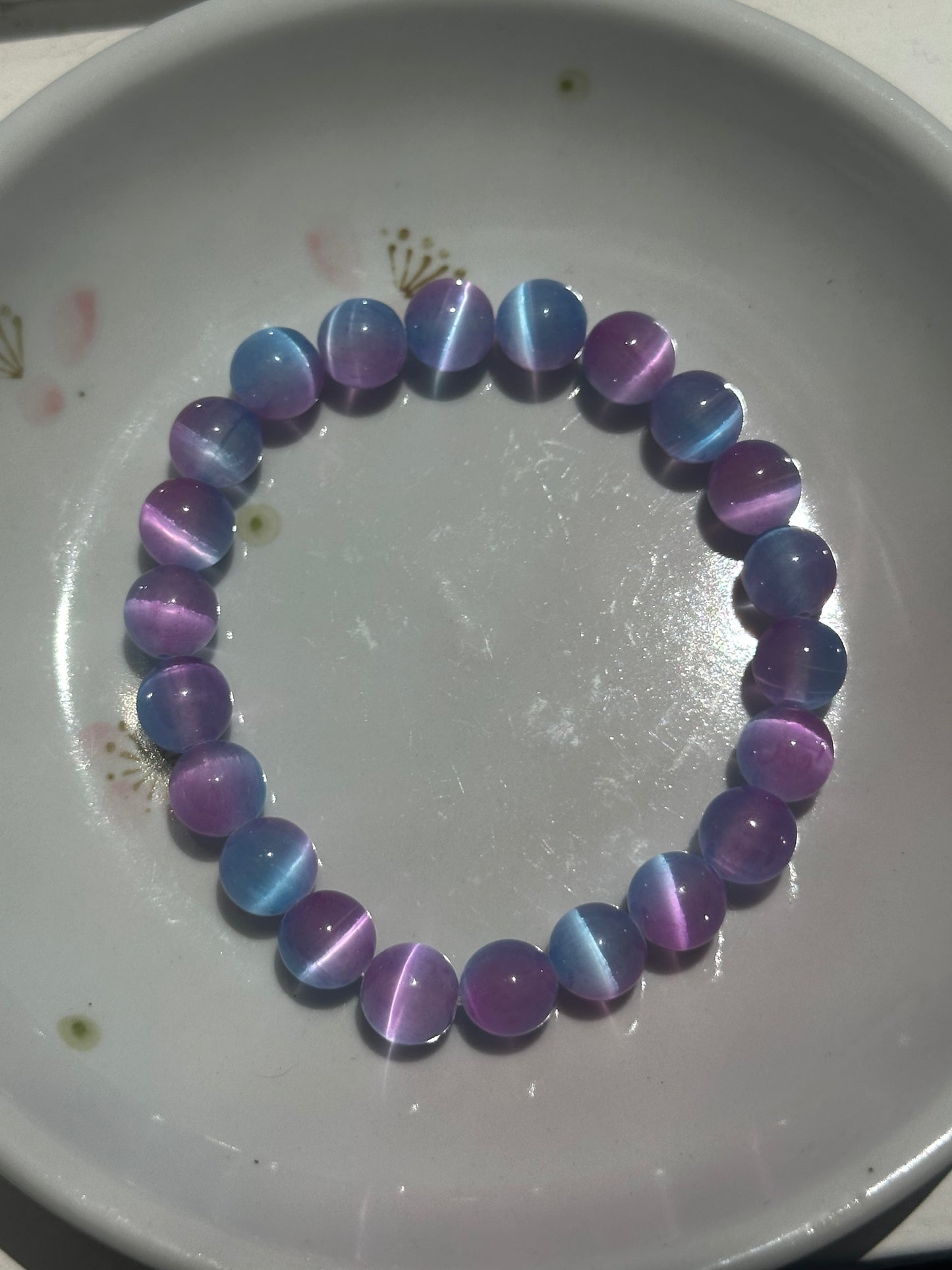 Two-Toned Cats Eye Bracelets